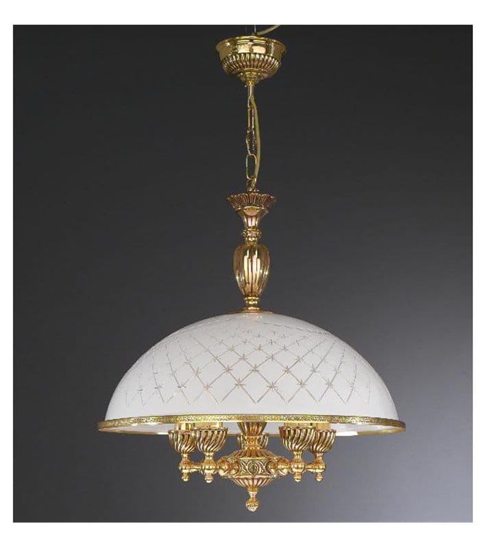 Lampa wisząca ekskluzywna do salonu Topaz1 Złoto