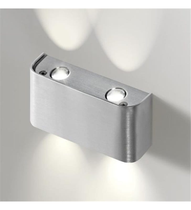 Kinkiet Ginno nowoczesny mały kolor aluminium LED - DOSTĘPNY OD RĘKI