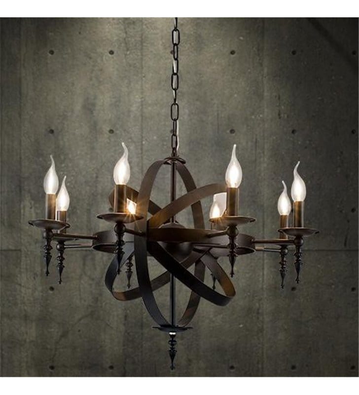 Lampa wisząca Cage czarna metalowa oryginalny design