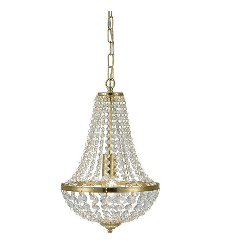 Granso złoty żyrandol kryształowy lampa wisząca kryształowa