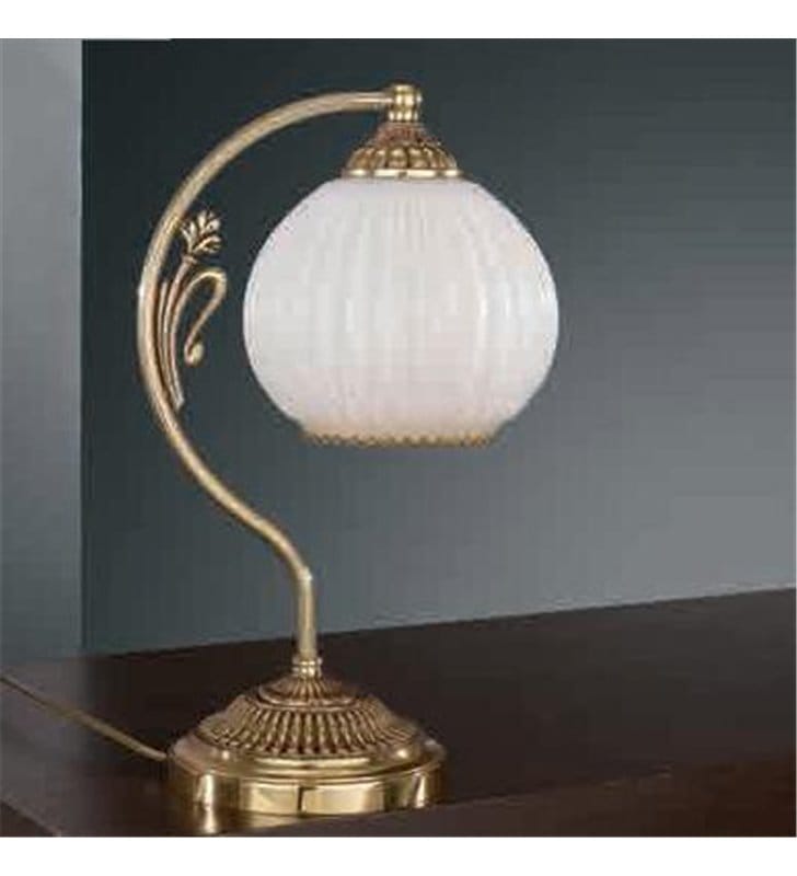 Lampa stołowa biurkowa Pescara klasyczna złota