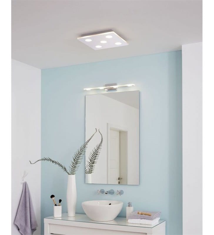 Kinkiet łazienkowy nad lustro Cabus LED chrom 3000K nowoczesny