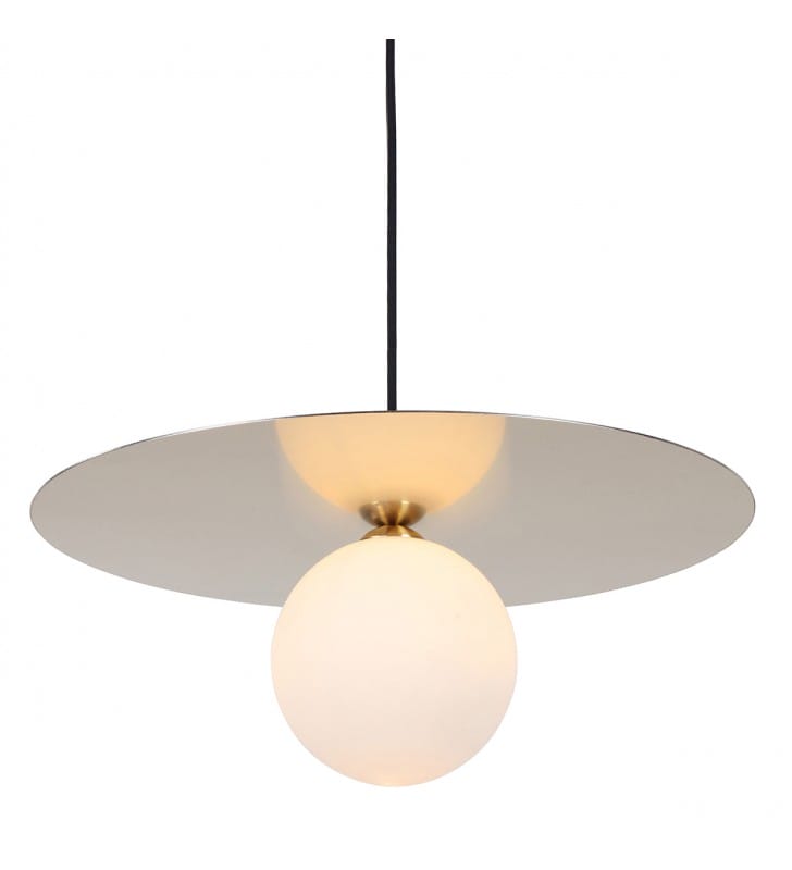 Lampa wisząca Spoletto nowoczesna minimalistyczna ze złotym wykończeniem