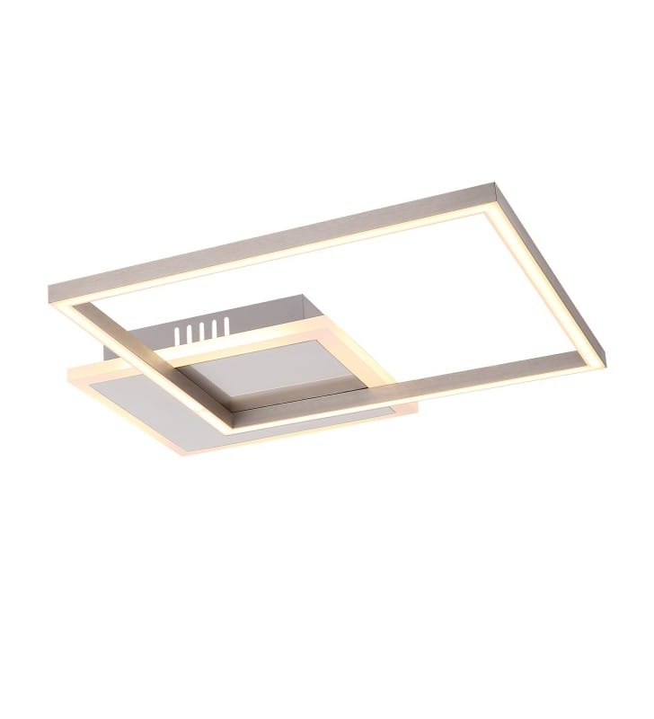 Munni minimalistyczny LEDowy plafon kwadratowy ciepła barwa światła 3000K