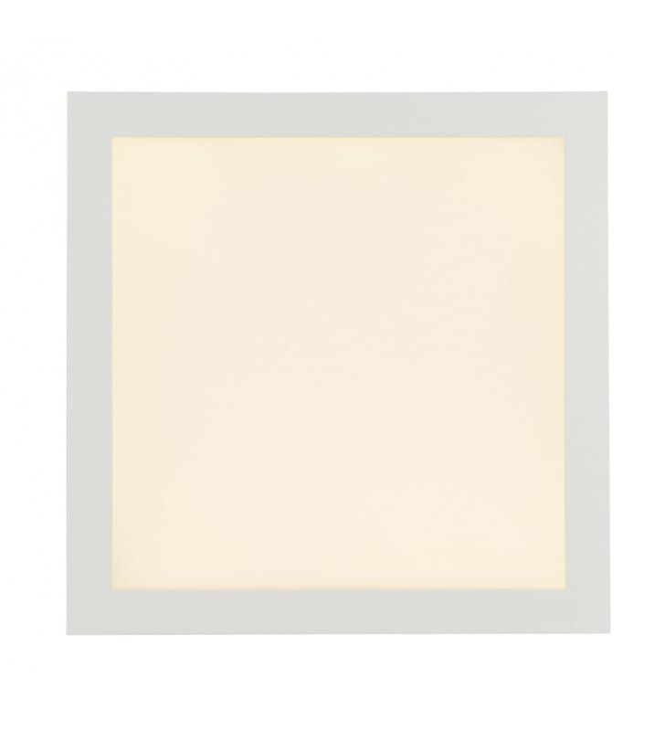 Płaski biały kwadratowy plafon Rosi LED 45cm 3000K