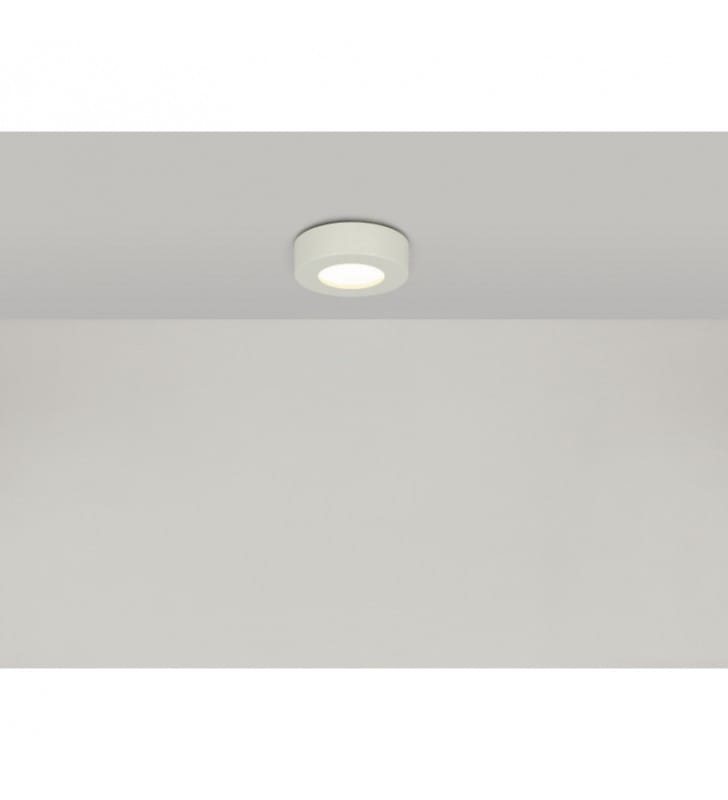 Mały okrągły plafon Paula LED 12cm zmiana barwy światła możliwość ściemniania
