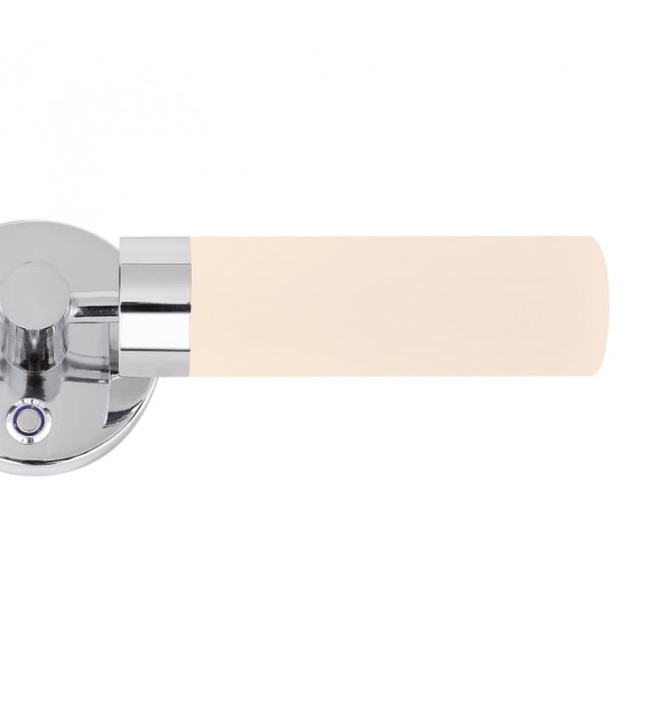 Kinkiet łazienkowy z włącznikiem dotykowym Tassa 2 klosze chrom IP44