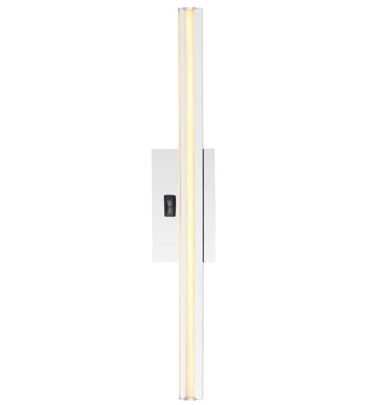 Lampa łazienkowa z włącznikiem chrom Viggo LED 3000K 61cm