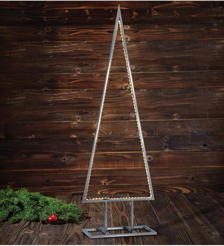 Metalowa choinka z podświetleniem LED Stolt zewnętrzna dekoracja świąteczna do ogrodu IP44