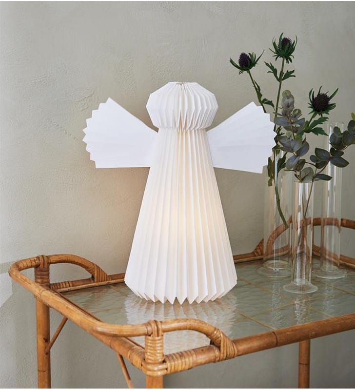Lampka aniołek podświetlana dekoracja stojąca anioł Angel 40cm 1xE14