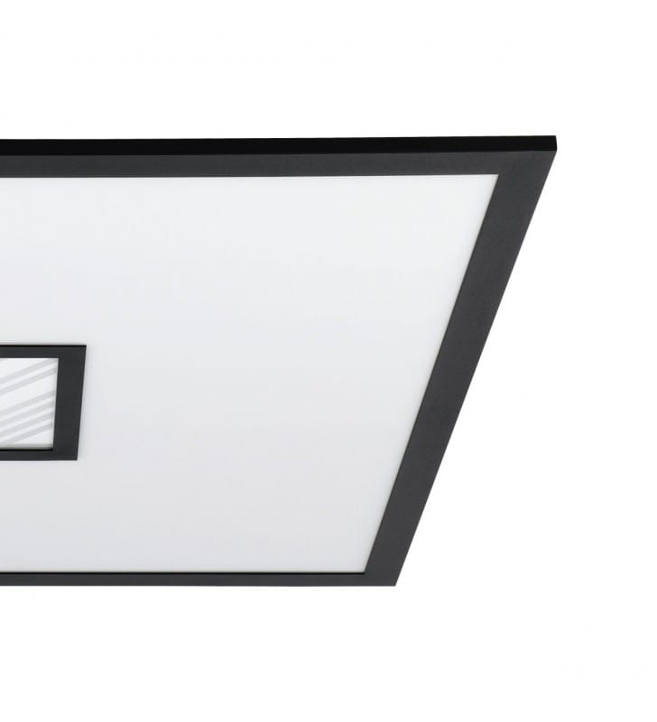 Kwadratowy plafon ledowy Bordonara 59cm z pilotem dekoracyjny panel LED RGB