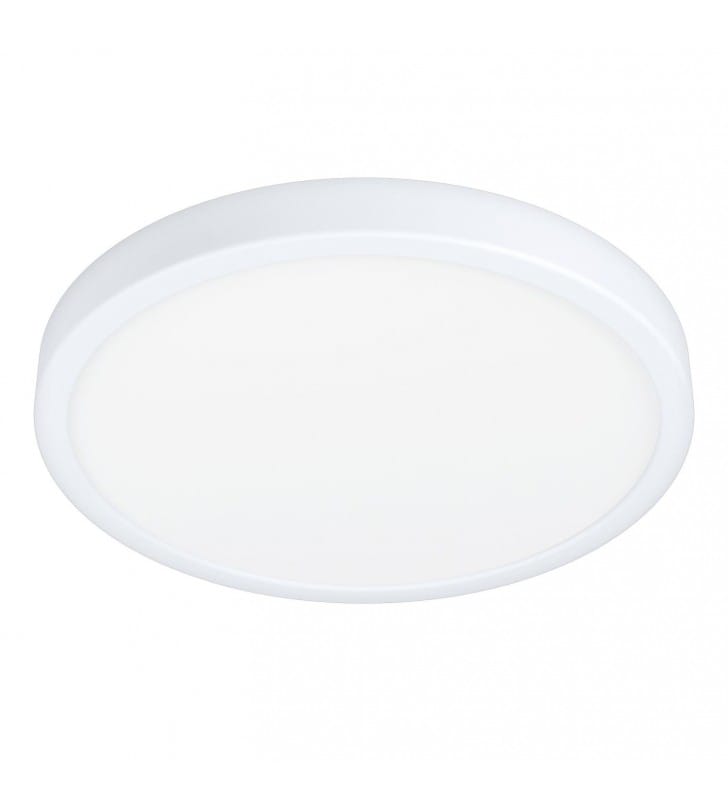 Biały okrągły plafon łazienkowy Fueva5 LED 3000K IP44