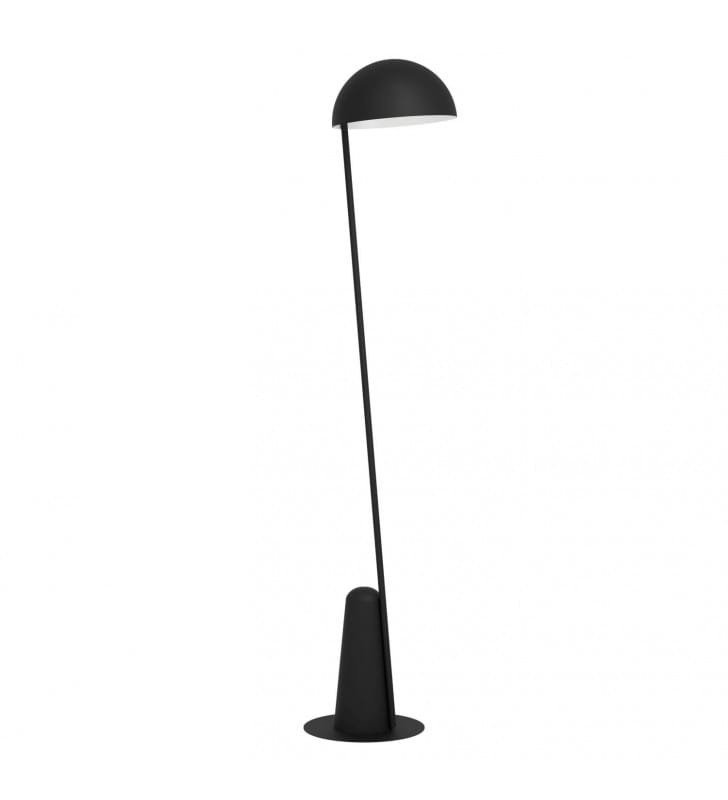 Nowoczesna czarna lampa podłogowa Aranzola z metalu do salonu sypialni 1xE27