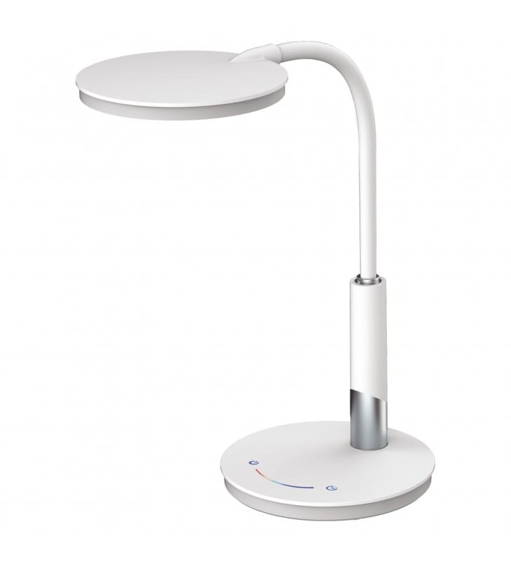 Lampa biurkowa Dino LED biała 4000K włącznik na lampie styl nowoczesny