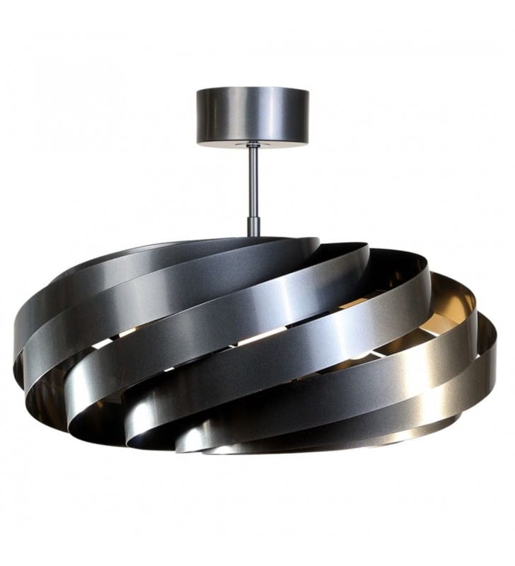 Lampa sufitowa Vento do kuchni metalowa antracytowa oryginalna forma 4xE27