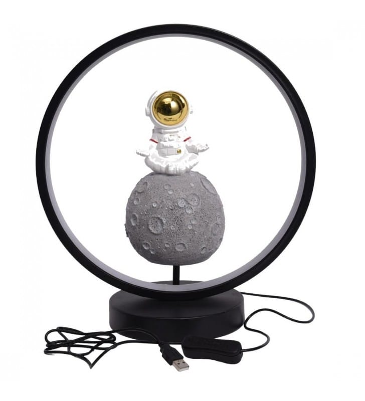 Lampa stołowa Astronauta LED oryginalna nowoczesna do pokoju dziecka nastolatka