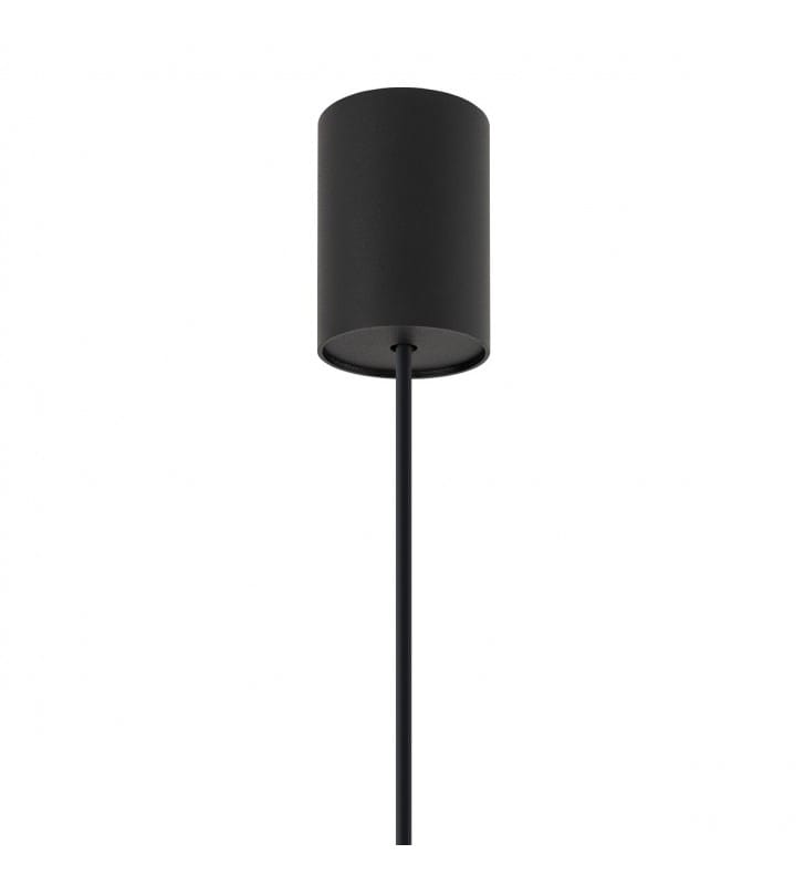 Lampa wisząca Hermanos do jadalni nad stół pojedyncza czarna z metalu 1xGU10 Nowodvorski