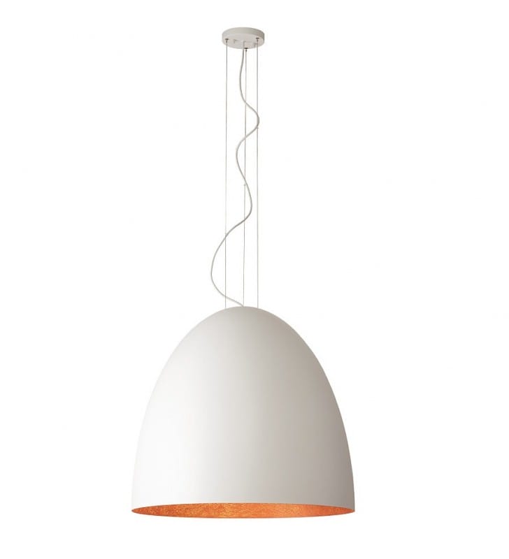 Duża lampa z długim zwisem Egg nowoczesna do jadalni salonu wysoki sufit Nowodvorski 7xE27