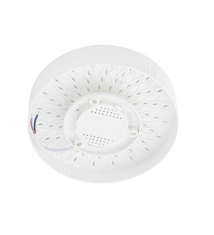 Biały mały plafon Lid Round LED 3000K 16cm z tworzywa ciepła barwa