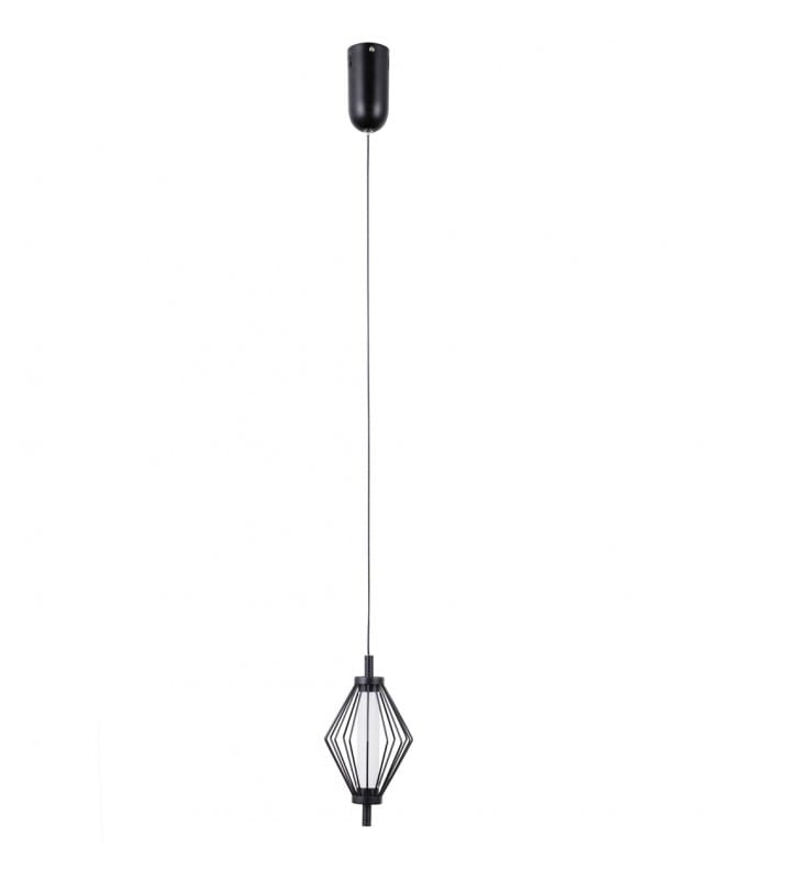 Pojedyncza lampa wisząca Sevil LED czarna metal Italux