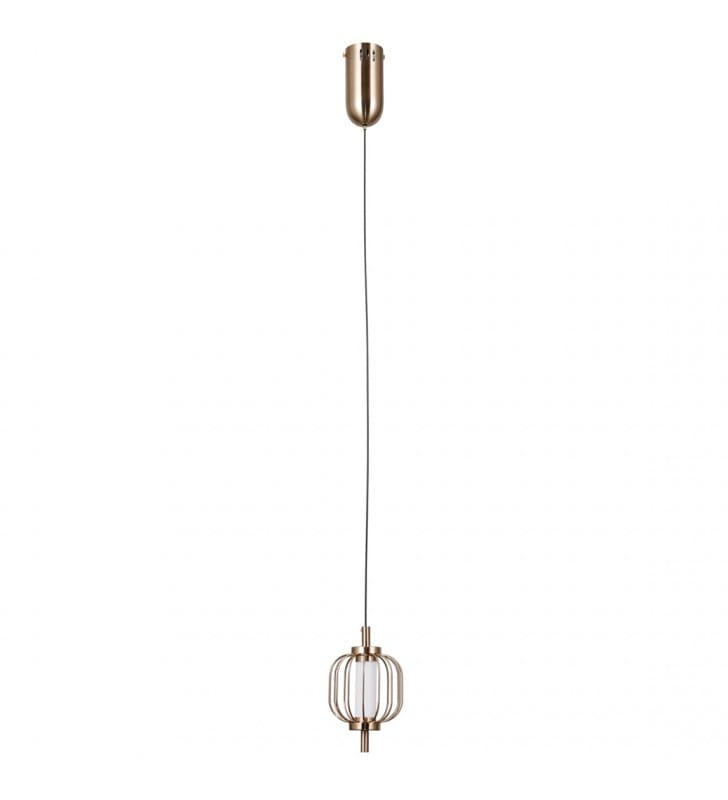 Pedro LED złota metalowa lampa wisząca do salonu sypialni
