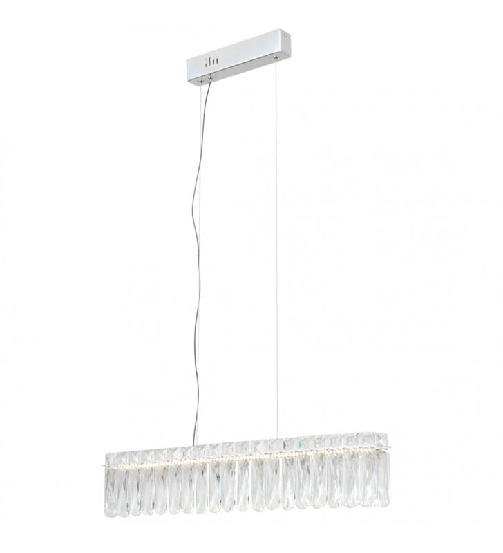 Lampa wisząca do jadalni nad stół Nosta LED w stylu glamour