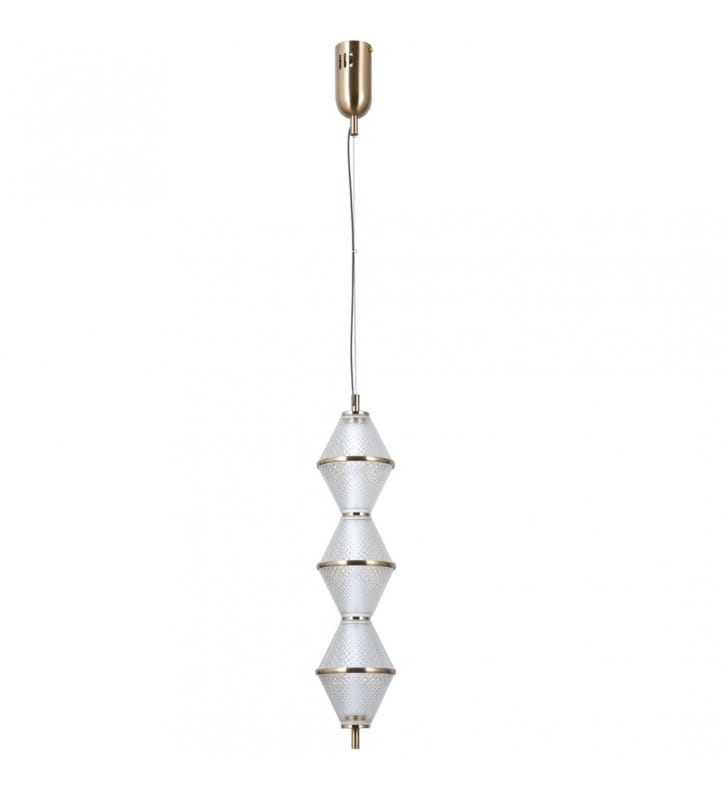 Lampa wisząca z wysokim szklanym kloszem Fuente LED dekoracyjna